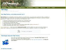 Tablet Screenshot of 1001maps.fr
